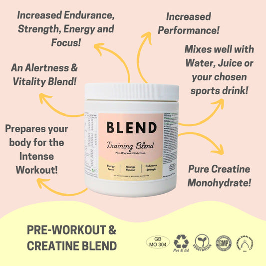 Pre-Workout Creatine Blend (Orange Flavoured)