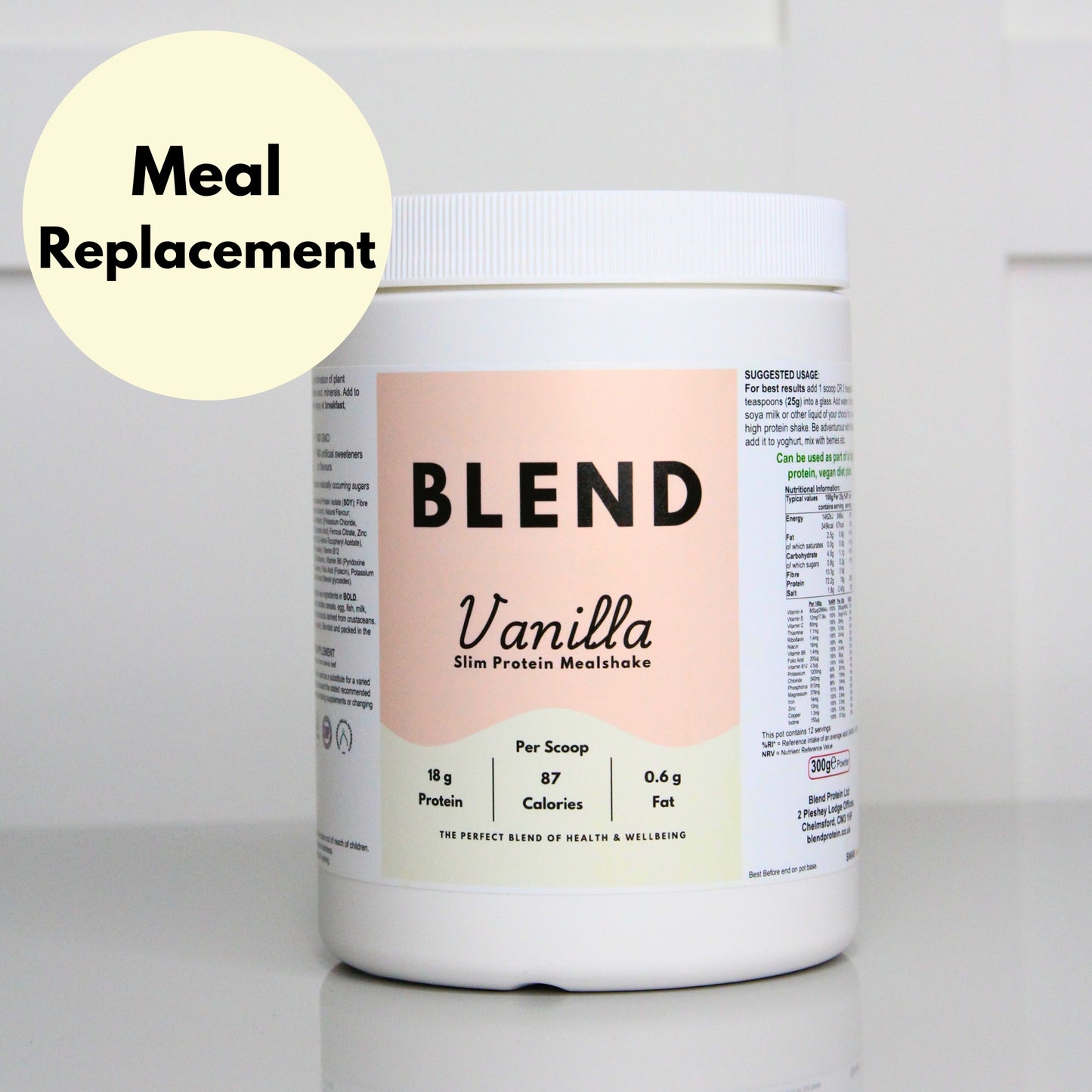 Slim Protein Mealshake - Vanilla Flavour